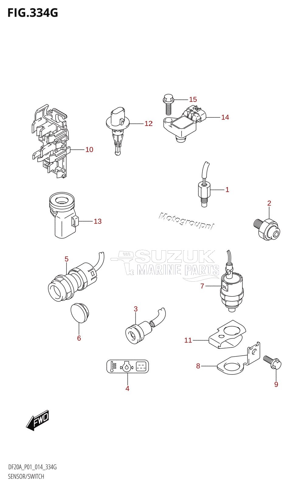 SENSOR /​ SWITCH (DF20A:P01)