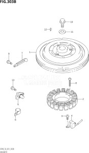 05001F-151001 (2001) 50hp E01 E11-Gen. Export 1-and 2 (DF50QHK1  DF50TK1) DF50 drawing MAGNETO (K1,K2,K3,K4)