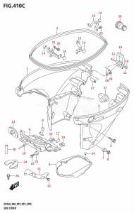 DF30A From 03003F-810001 (P01 P40)  2018 drawing SIDE COVER (DF25AT,DF30AT)