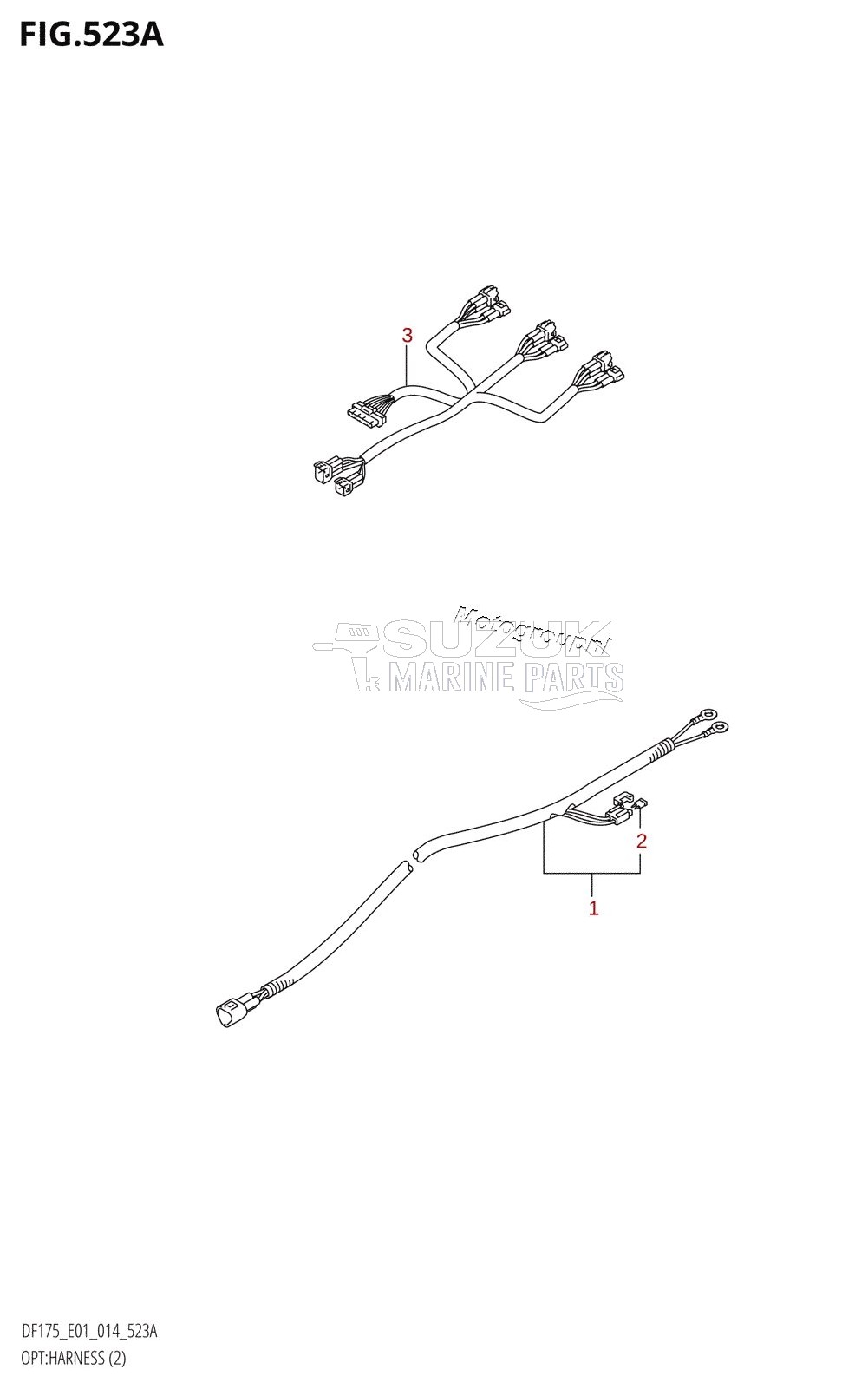 OPT:HARNESS (2) (DF150T:E01)