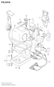 DF100 From 10002F-010001 (E03)  2010 drawing OPT:REMOTE CONTROL ASSY DUAL (1)