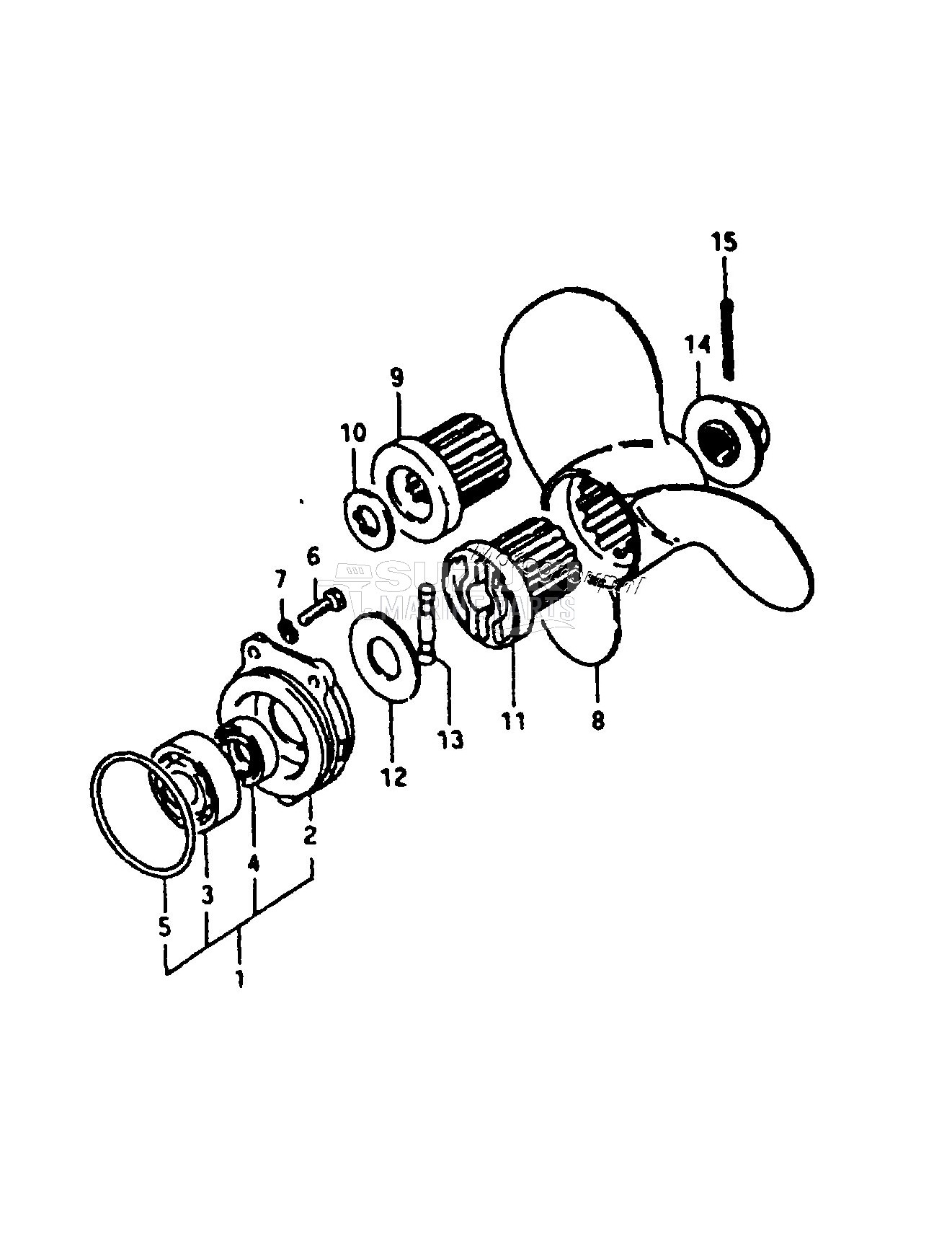 PROPELLER 2 (BEHIND WATER EXHAUST)