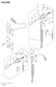 DF115T From 11502F-210001 (E01 E40)  2012 drawing OPT:SWITCH (DF115T:E01)