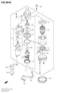 DF9.9A From 00994F-210001 (P01)  2012 drawing STARTING MOTOR