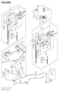 DF115A From 11503F-710001 (E11 E40)  2017 drawing OPT:KEY LESS START (DF115AST:E03)