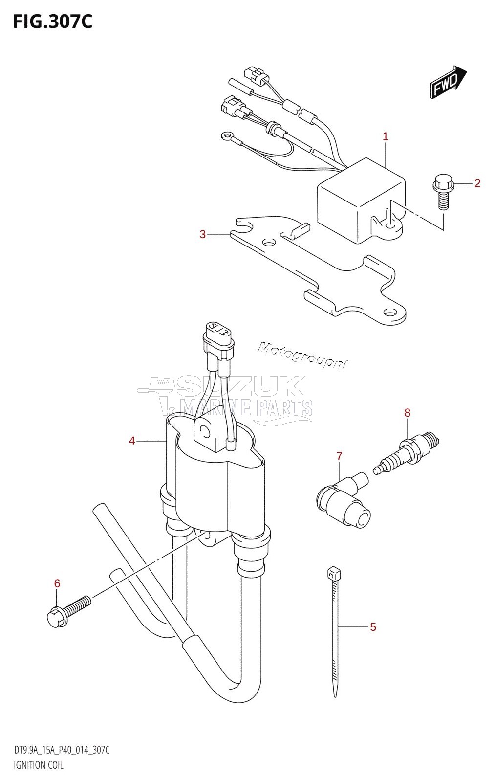 IGNITION COIL (DT9.9AK:P36)