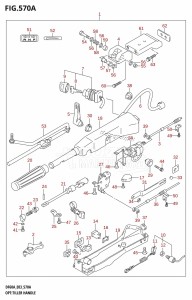 DF50A From 05003F-110001 (E03)  2011 drawing OPT:TILLER HANDLE