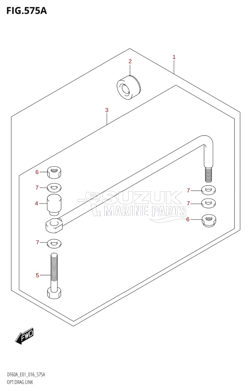 OPT:DRAG LINK (DF40AQH:E01)