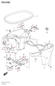 DF100B From 10004F-140001 (E01 E40)  2021 drawing SIDE COVER (DF90AWQH)