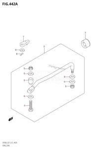 DF90A From 09003F-310001 (E01 E40)  2013 drawing DRAG LINK (DF70A:E01)