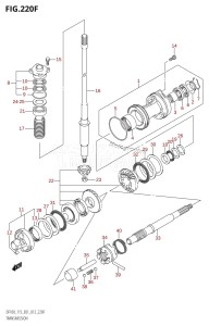 DF115T From 11502F-210001 (E01 E40)  2012 drawing TRANSMISSION (DF115Z:E40)