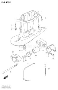 17502F-510001 (2005) 175hp E03-USA (DF175T) DF175T drawing DRIVE SHAFT HOUSING (DF175TG:E03)