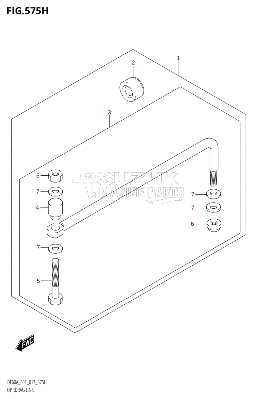 OPT:DRAG LINK (DF50AVTH:E01)