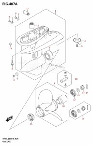 DF50A From 05004F-910001 (E01)  2019 drawing GEAR CASE (DF40A:E01,DF40AST:E34,DF50A:E01)