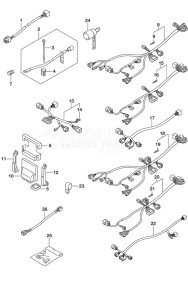 Outboard DF 200AP drawing Harness (1)