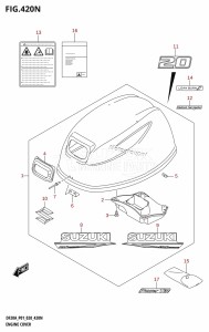 DF20A From 02002F-040001 (P01)  2020 drawing ENGINE COVER (DF20AT,DF20ATH)