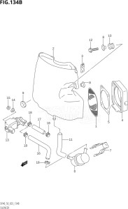 04002F-010001 (2010) 40hp E03-USA (DF40QHK10  DF40TK10) DF40 drawing SILENCER (K1,K2,K3,K4,K5,K6)