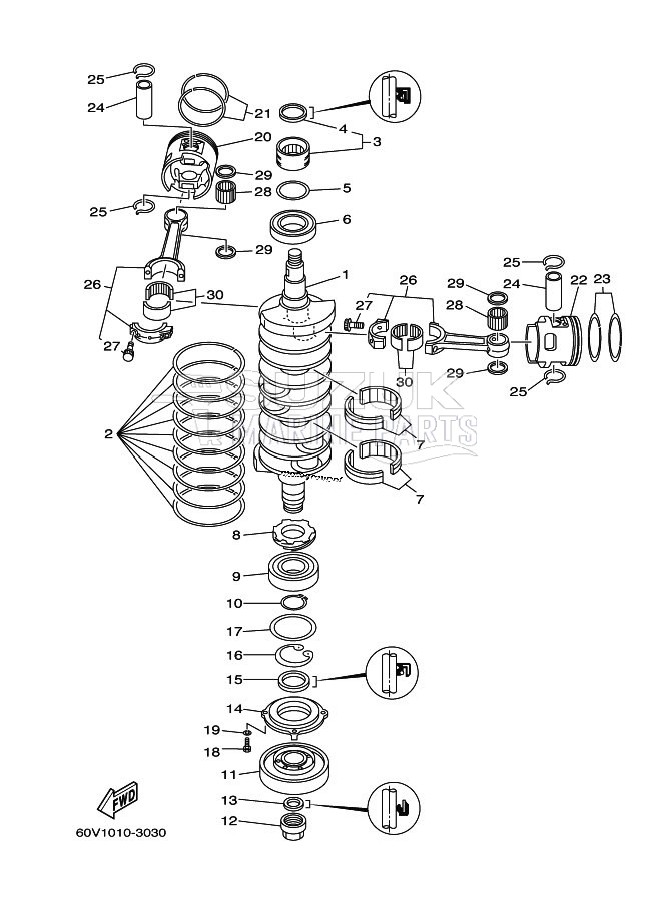 CRANKSHAFT--PISTON