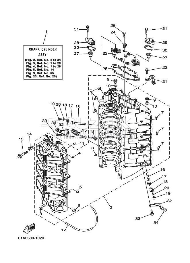 CYLINDER--CRANKCASE