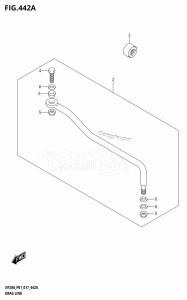 DF9.9B From 00995F-710001 (P01)  2017 drawing DRAG LINK (DF9.9BR:P01)