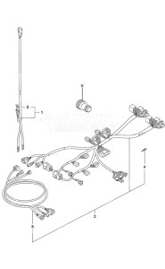 Outboard DF 300AP drawing Harness (2)