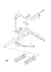 DF 2.5 drawing Tiller Handle