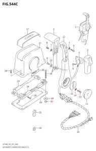 DF115AST From 11504F-510001 (E03)  2015 drawing OPT:REMOTE CONTROL ASSY SINGLE (1) (DF115AST:E03)