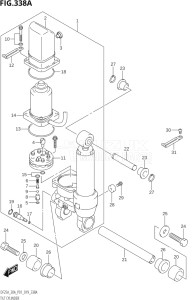 02504F-910001 (2019) 25hp P01-Gen. Export 1 (DF25A  DF25AR  DF25AT  DF25ATH) DF25A drawing TILT CYLINDER (DF25AT,DF25ATH,DF30AT,DF30ATH)