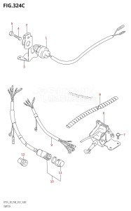 DT30 From 03005-210001 ()  2012 drawing SWITCH (DT30R:P40)