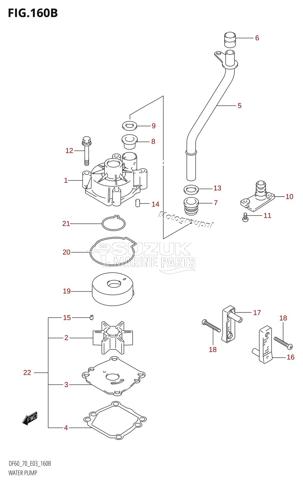 WATER PUMP (K8,K9)