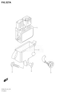 01504F-140001 (2021) 15hp P01-Gen. Export 1 (DF15A   DF15AR   DF15AT   DF15ATH) DF15A drawing PTT SWITCH (DF9.9BT,DF15AT,DF20AT)