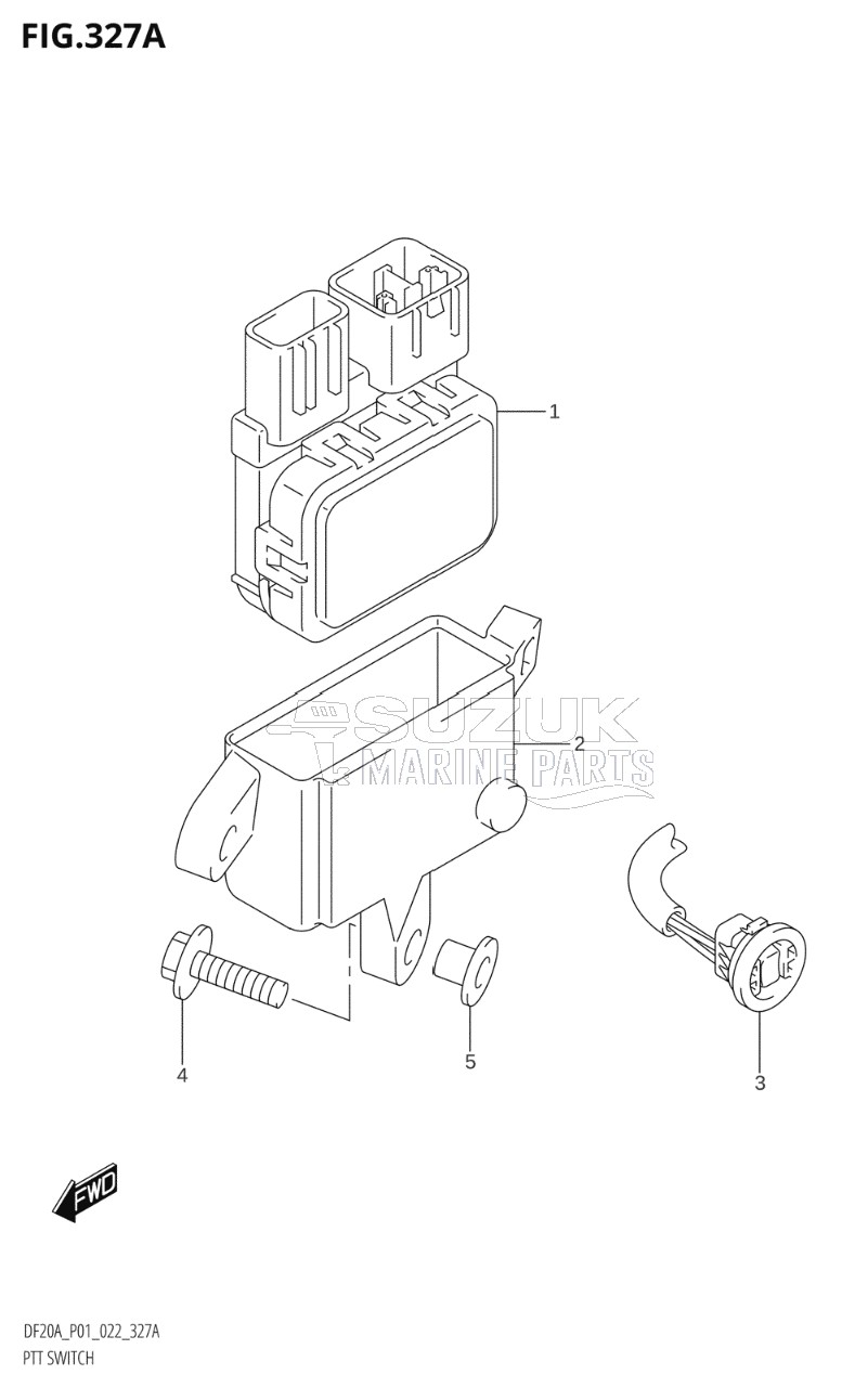 PTT SWITCH (DF9.9BT,DF15AT,DF20AT)