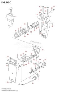 DF100A From 10003F-310001 (E01 E40)  2013 drawing OPT:REMOTE CONTROL ASSY SINGLE (2) (DF140AZ:E01)