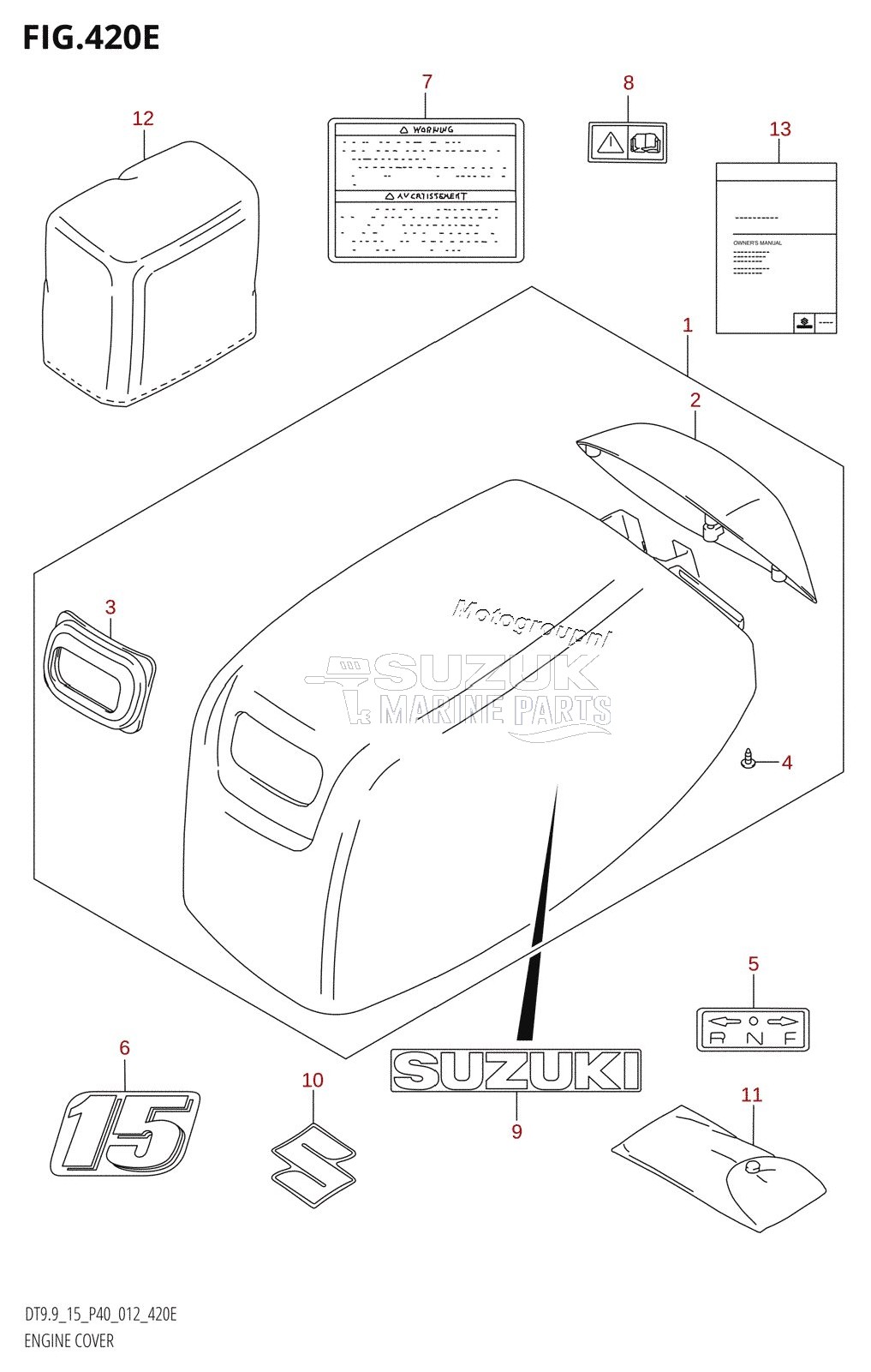 ENGINE COVER (DT15:P37)