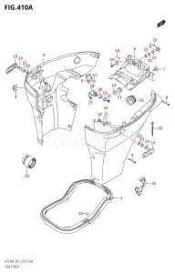 DF100A From 10003F-410001 (E03)  2014 drawing SIDE COVER