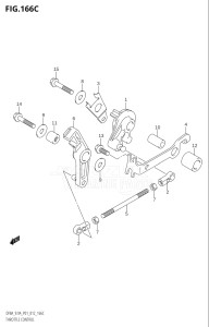 00801F-310001 (2013) 8hp P01-Gen. Export 1 (DF8A  DF8AR) DF8A drawing THROTTLE CONTROL (DF9.9A:P01)