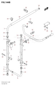 DF200Z From 20002Z-710001 (E03)  2017 drawing FUEL INJECTOR (DF200Z:E03)