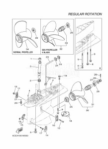 F250DETU drawing PROPELLER-HOUSING-AND-TRANSMISSION-2