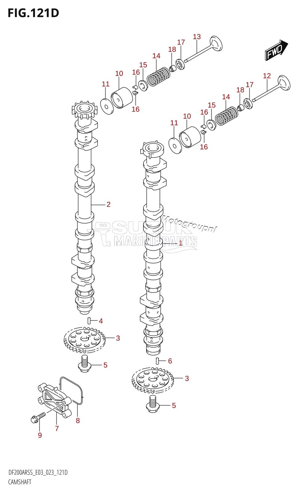 CAMSHAFT (DF150AST)