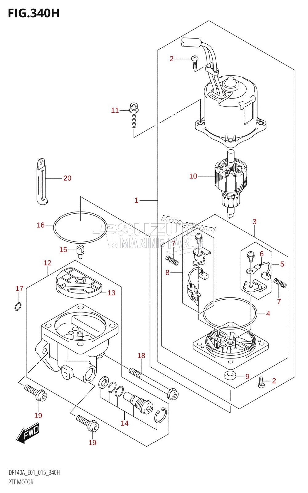 PTT MOTOR (DF140AZ:E01)