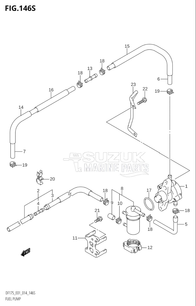 FUEL PUMP (DF175ZG:E40)