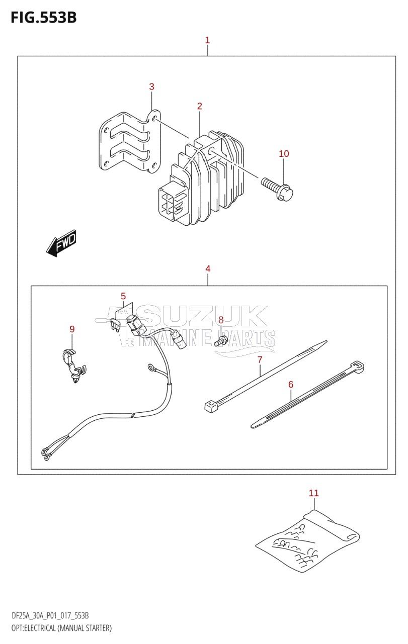 OPT:ELECTRICAL (MANUAL STARTER) (DF30A:P40:M-STARTER)