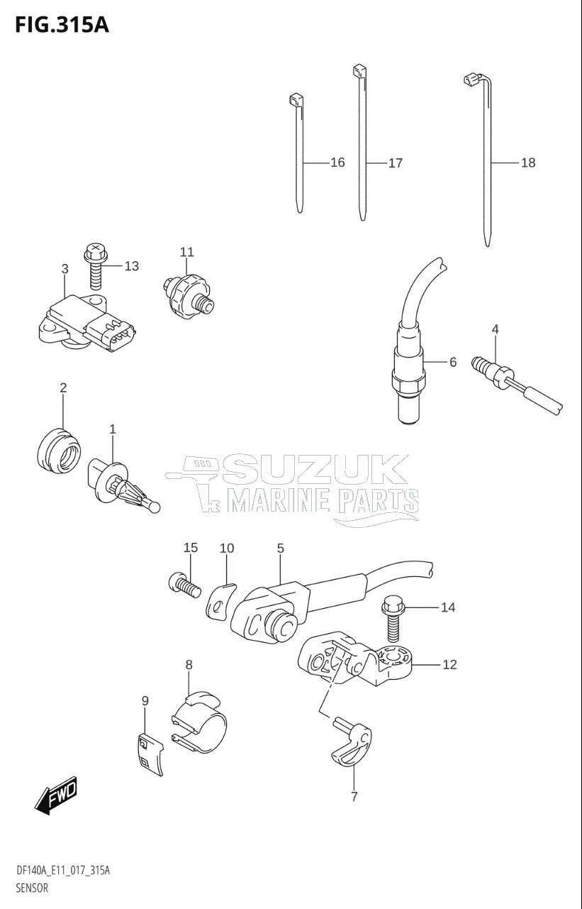 SENSOR (DF100AT:E11)