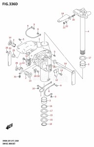 DF40A From 04004F-710001 (E34-Italy)  2017 drawing SWIVEL BRACKET (DF40AST:E34)