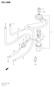 DT9.9 From 00993-880001 (E01 E13 E40)  2008 drawing FUEL PUMP (DT9.9K,DT15K)