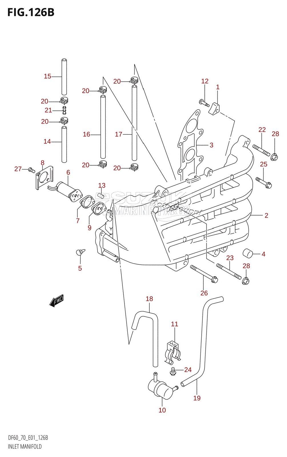 INLET MANIFOLD (DF60T:(X,Y,K1))