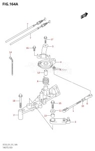 DF200 From 20002F-510001 (E01 E40)  2005 drawing THROTTLE ROD