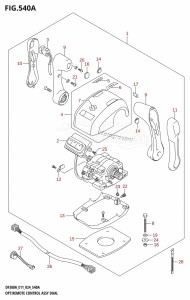 DF300A From 30002P-440001 (E11 - E40)  2024 drawing OPT:REMOTE CONTROL ASSY DUAL