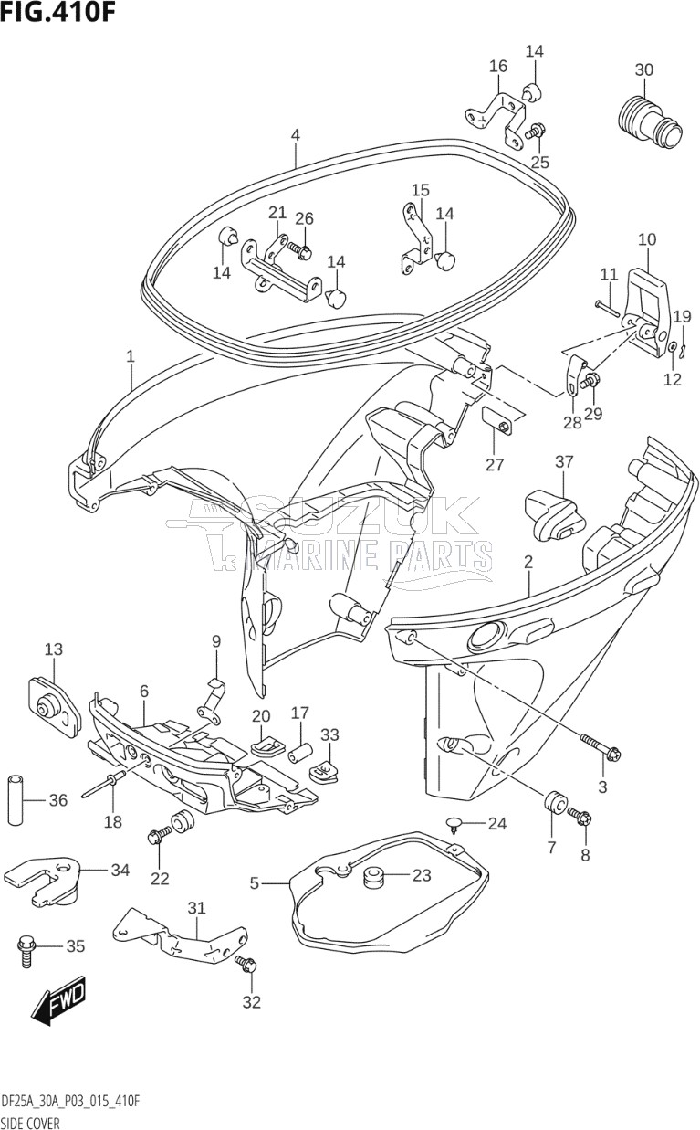 SIDE COVER (DF30AT:P03)