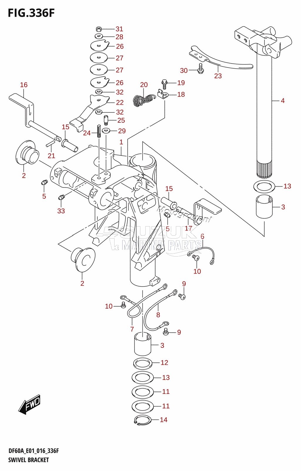 SWIVEL BRACKET (DF50ATH:E01)